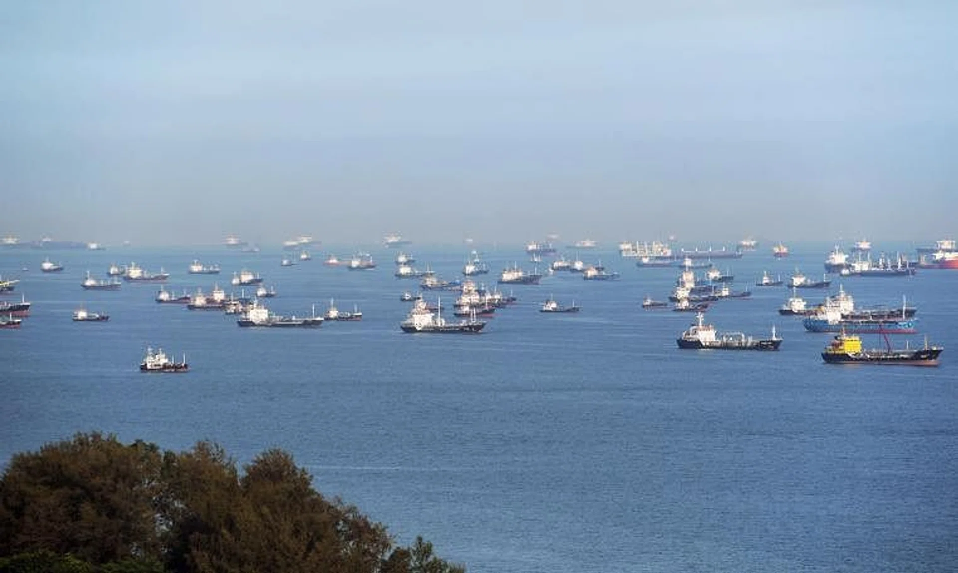 The Liberia-flagged vessel Utopia is a bulk carrier currently anchored in Singapore’s waters south of East Coast Park.
