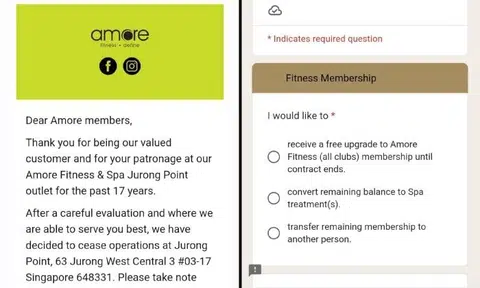 Gym announces closure of outlet 1 month after member signed up for 1 more year, she wants refund