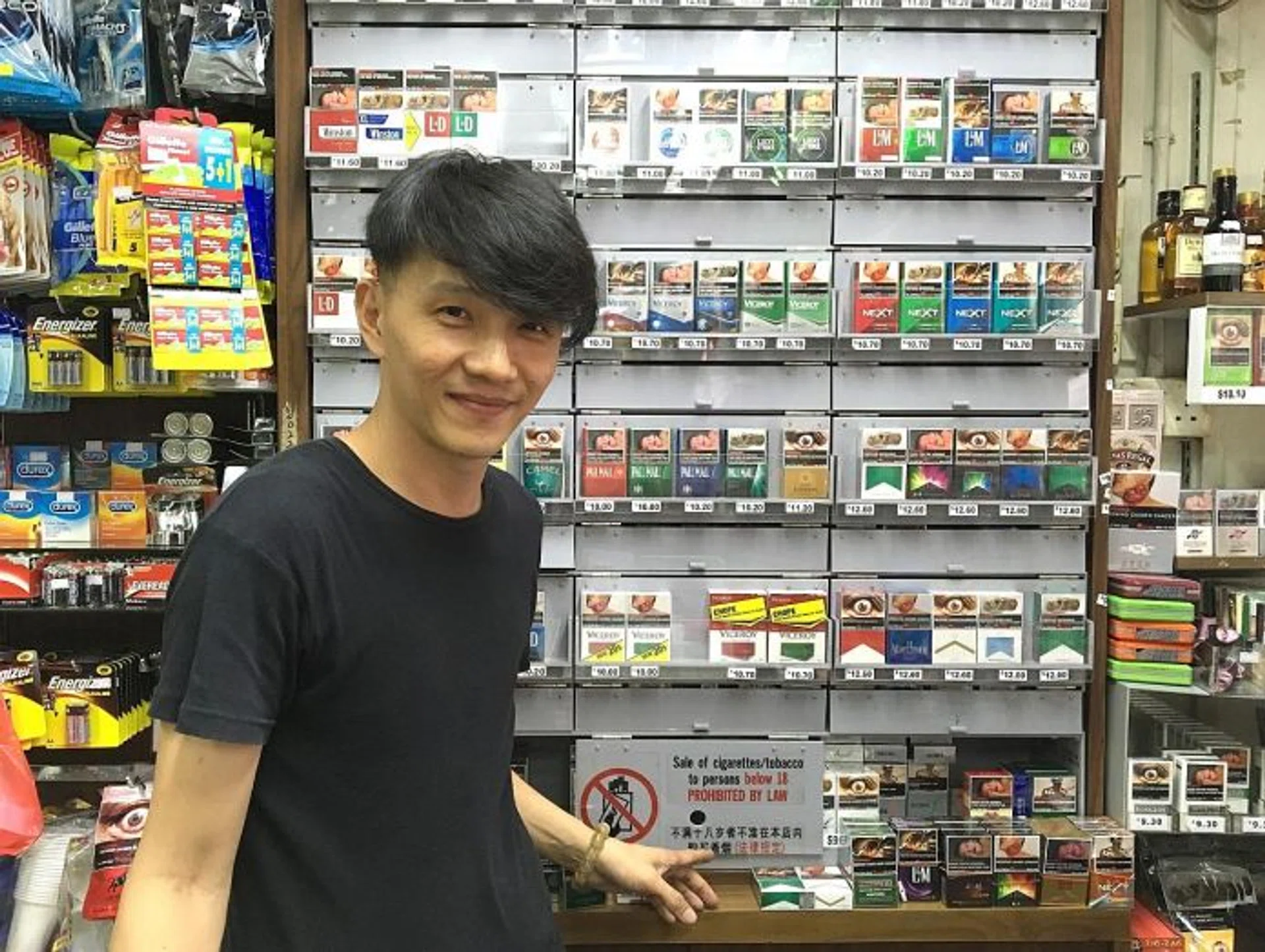 STRICT: Shopkeeper Richard Toh says that if customers kick up a fuss when he refuses to sell, he would ignore them.