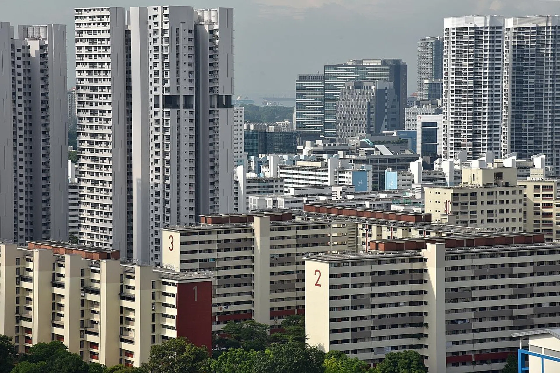 A total of 2,213 resale flats changed hands last month. 