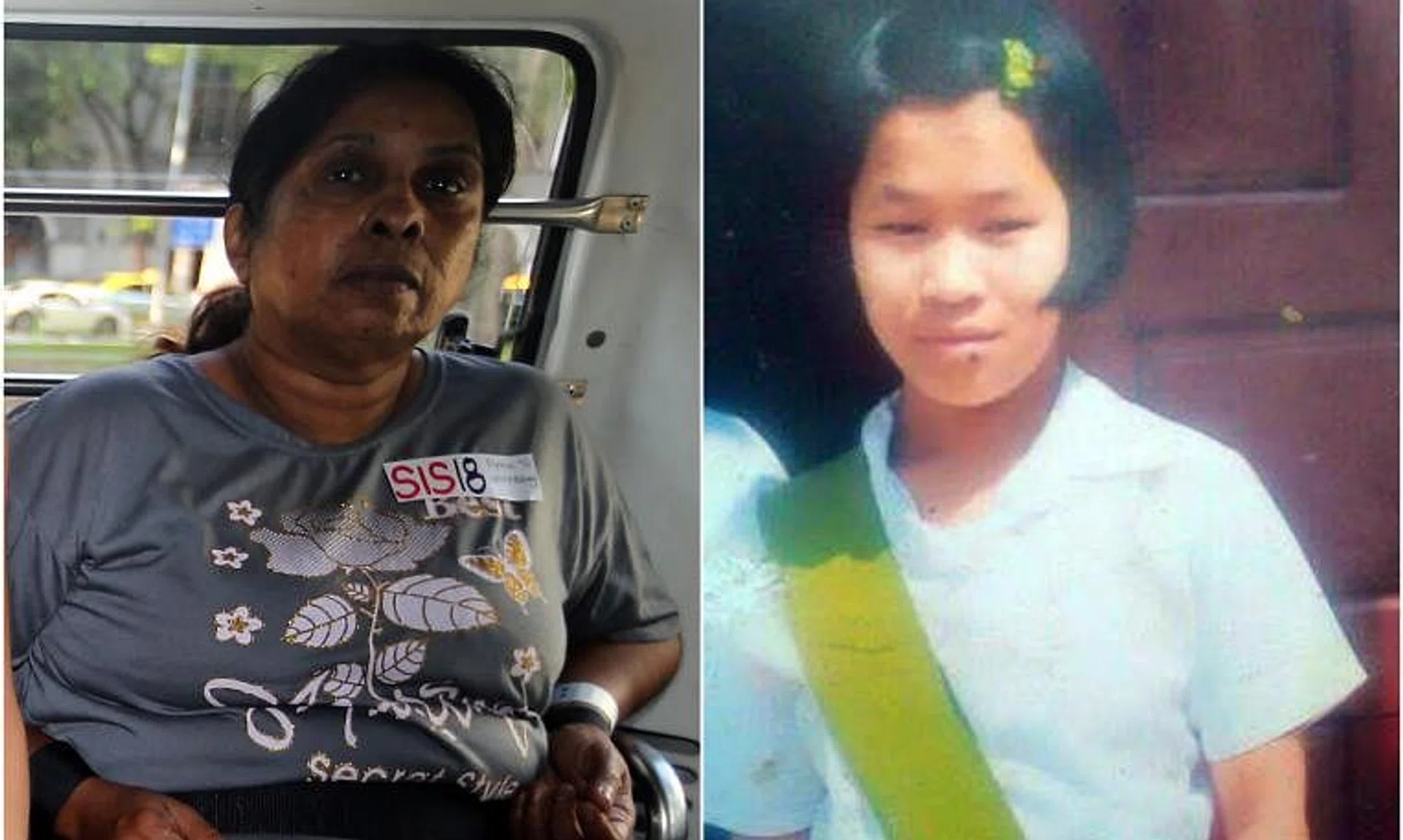 Prema S. Naraynasamy (left) pleaded guilty to 47 charges of voluntarily causing hurt to domestic helper Piang Ngaih Don.