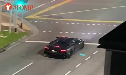 Noisy Lamborghini wakes up Rangoon Road residents in the early hours