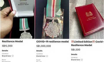 Covid-19 frontliners sell Resilience Medals