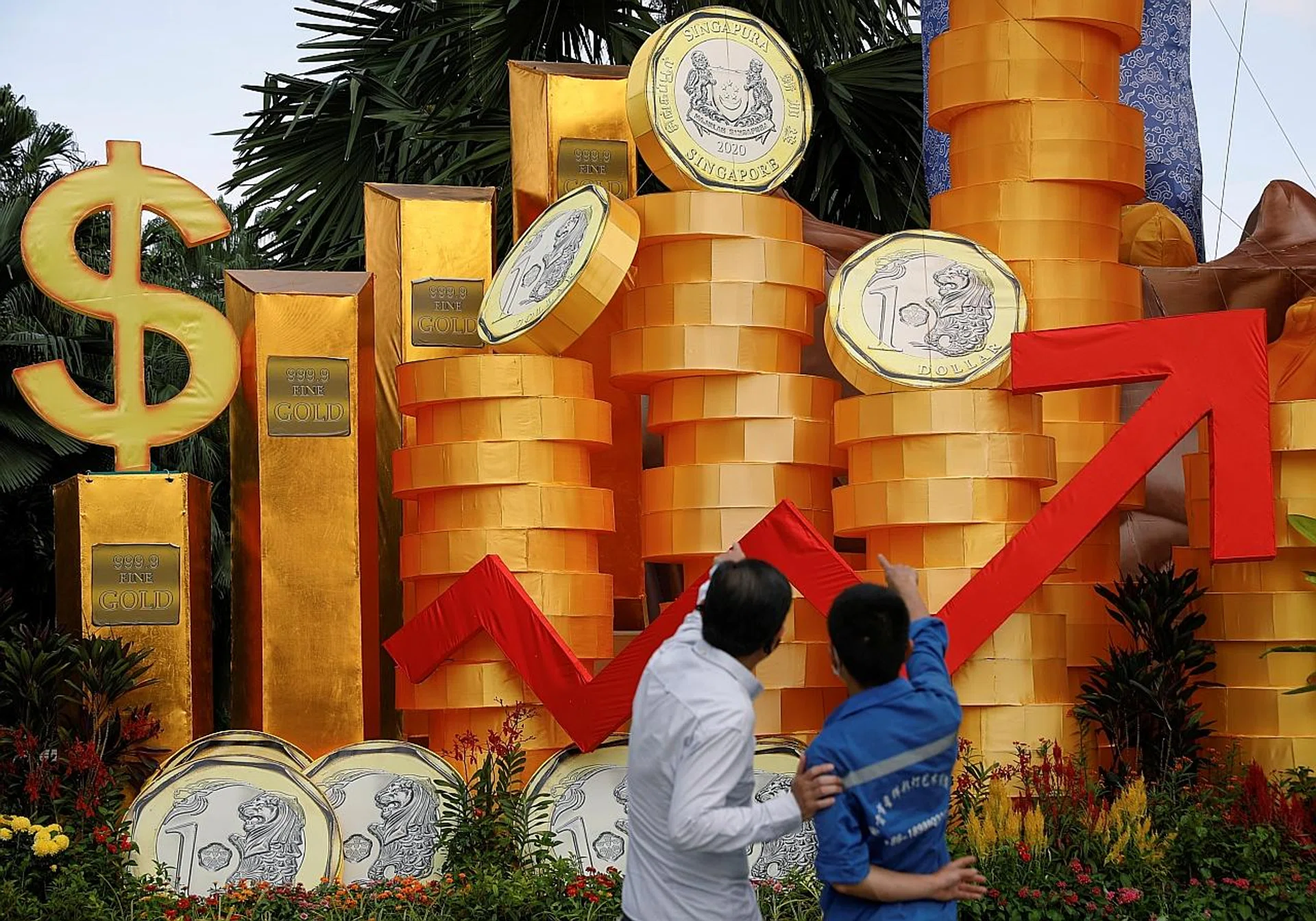 The GDP in the January to March period grew by 0.2 per cent year-on-year. 