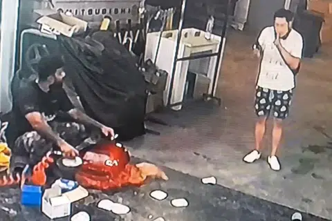 Man on phone walks into Jurong workshop and tells worker to 'keep the noise down'