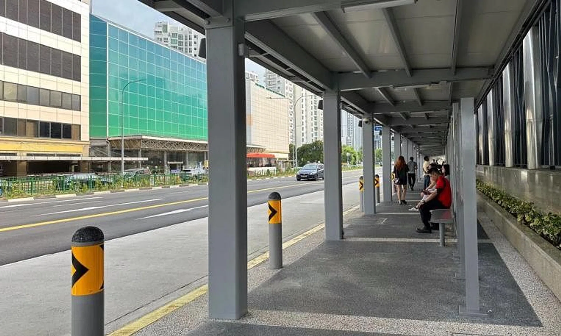 The unusual design of the Marine Parade MRT station bus stop has drawn criticism.