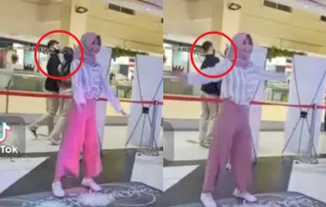 Just a glance and he ends up getting slapped and on TikTok