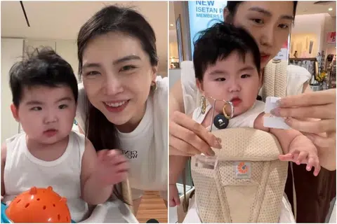 Actress Sora Ma buys first Mother's Day gift for herself with son's angbao money