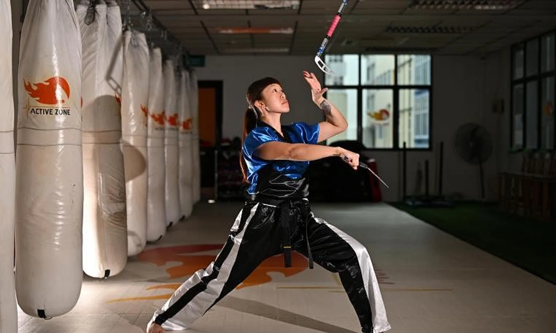 An unlikely change in profession led Valencia Yip to kickboxing in 2011.