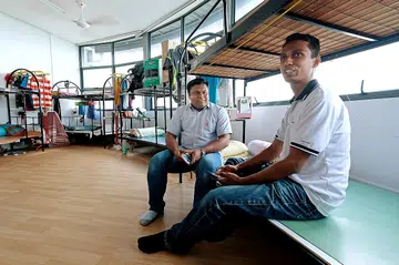 Foreign workers' home sweet home