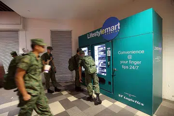 Vending before book-in