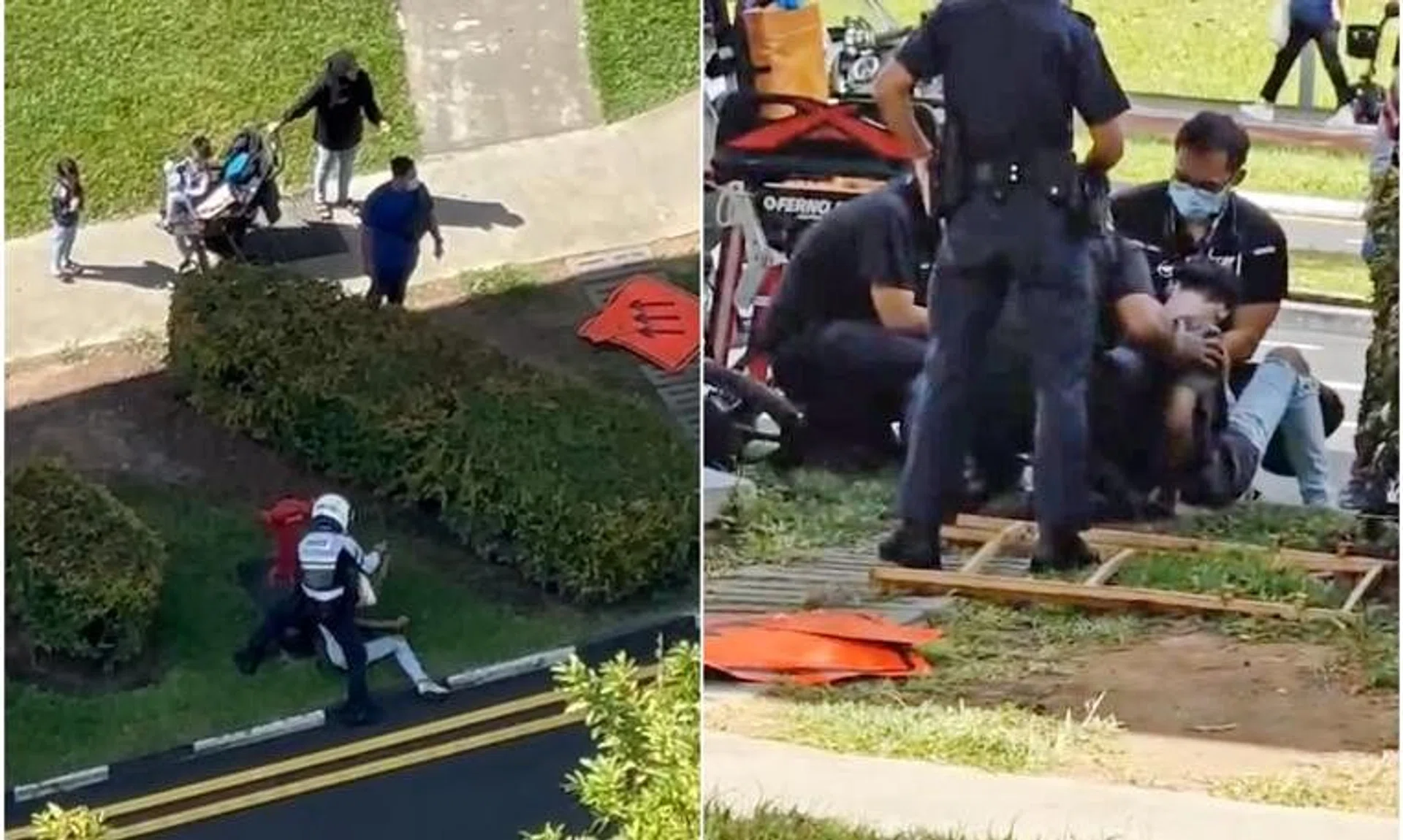 The motorcycle was believed to have  “self-skidded” at the junction of Petir Road and Gangsa Road.