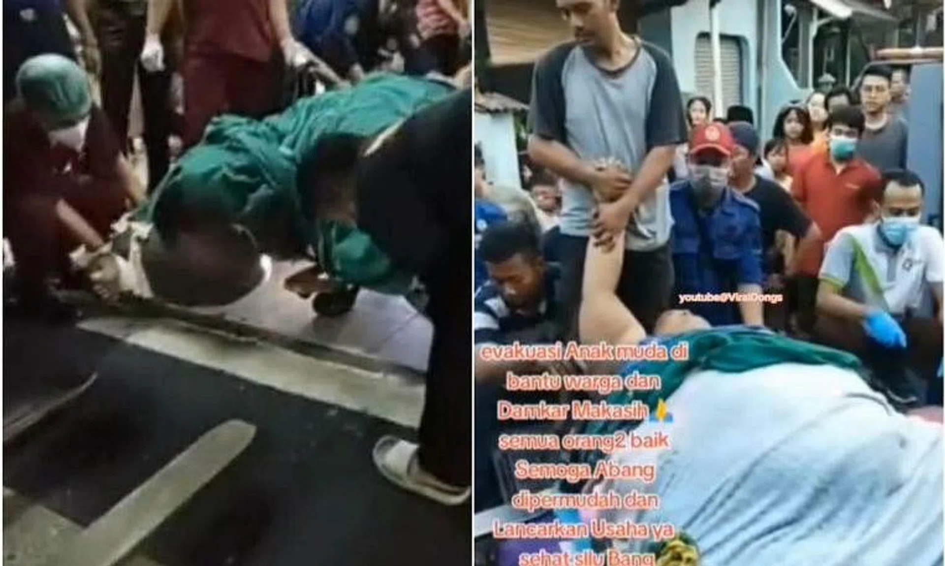 Mr Muhammad Fajri was obese since he was 11, and had been bed-bound for the past eight months.