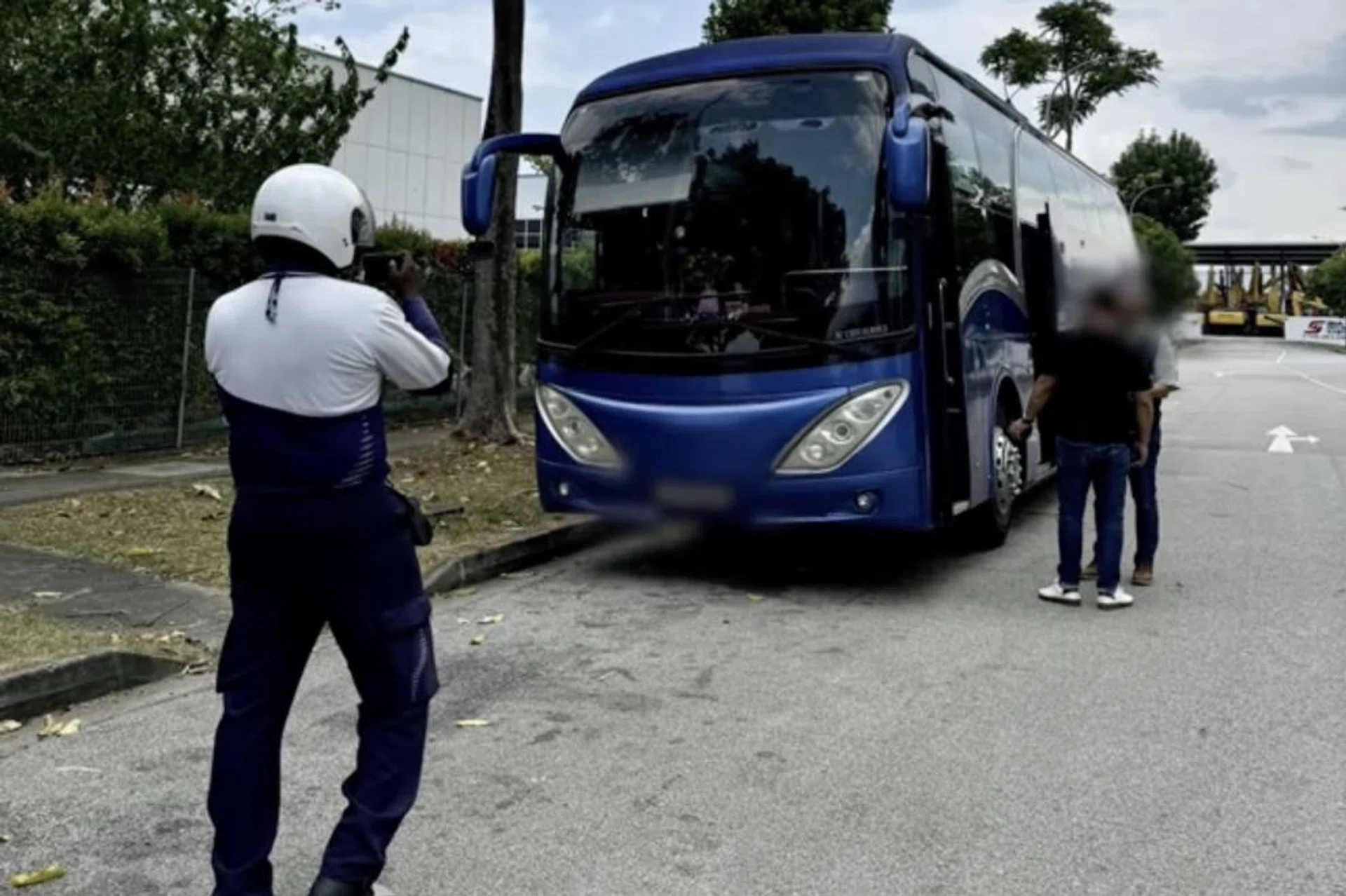 LTA has fined 25 buses in the wake of recent reports highlighting the plight of businesses along Tuas Link 2, which has become an unofficial interchange for tour buses ferrying passengers between Malaysia and Singapore.