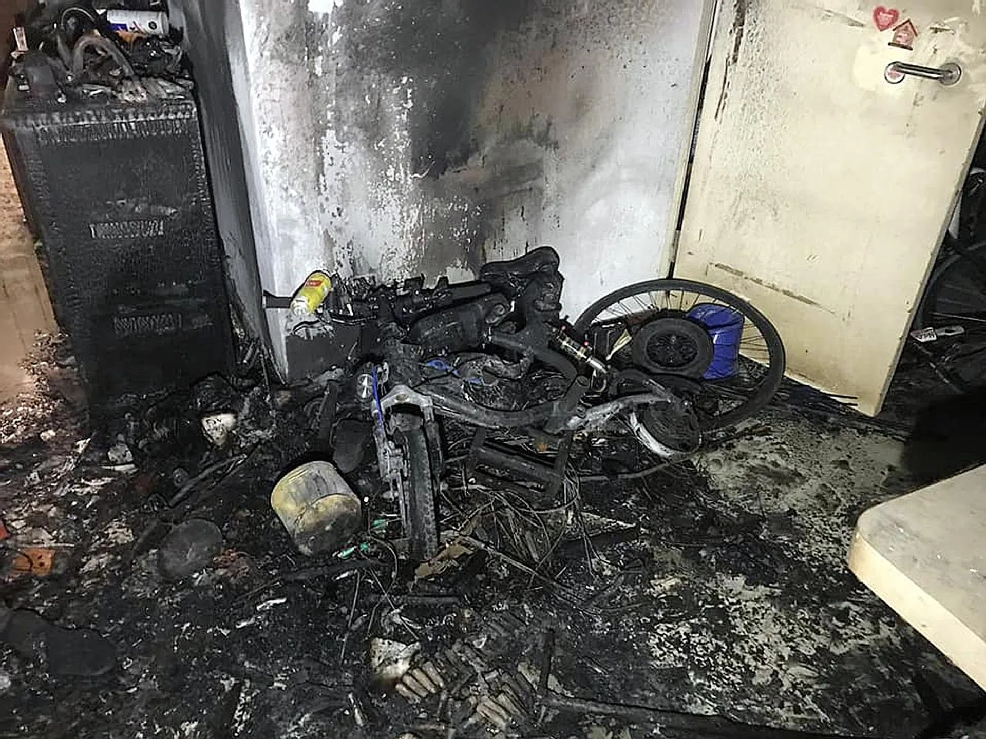 About 70 residents from Block 412A Fernvale Link were evacuated. Four people were rescued from the affected unit and taken to hospital for smoke inhalation.