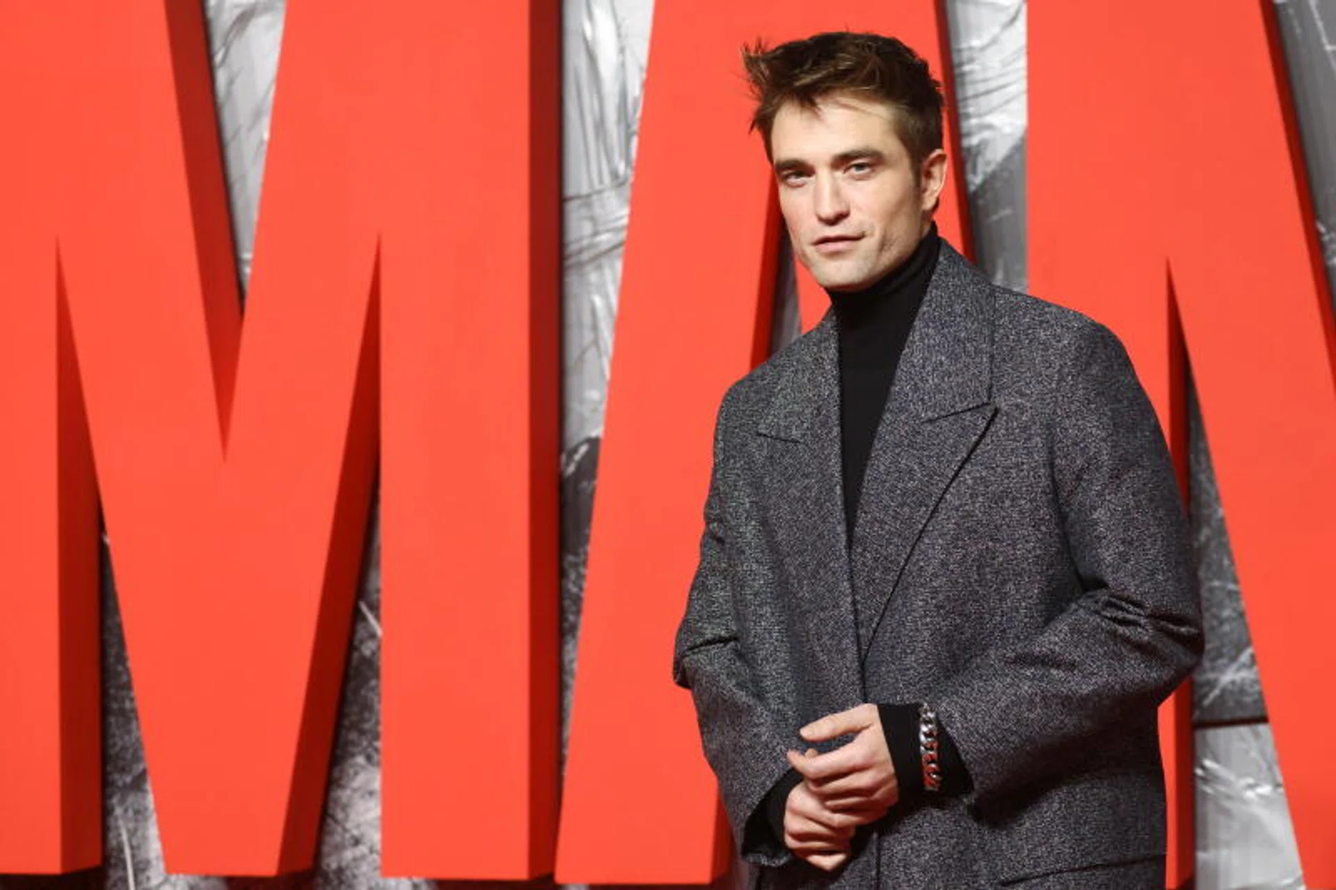 Robert Pattinson arrives at the London launch of  The Batman, Feb 23, 2022. 