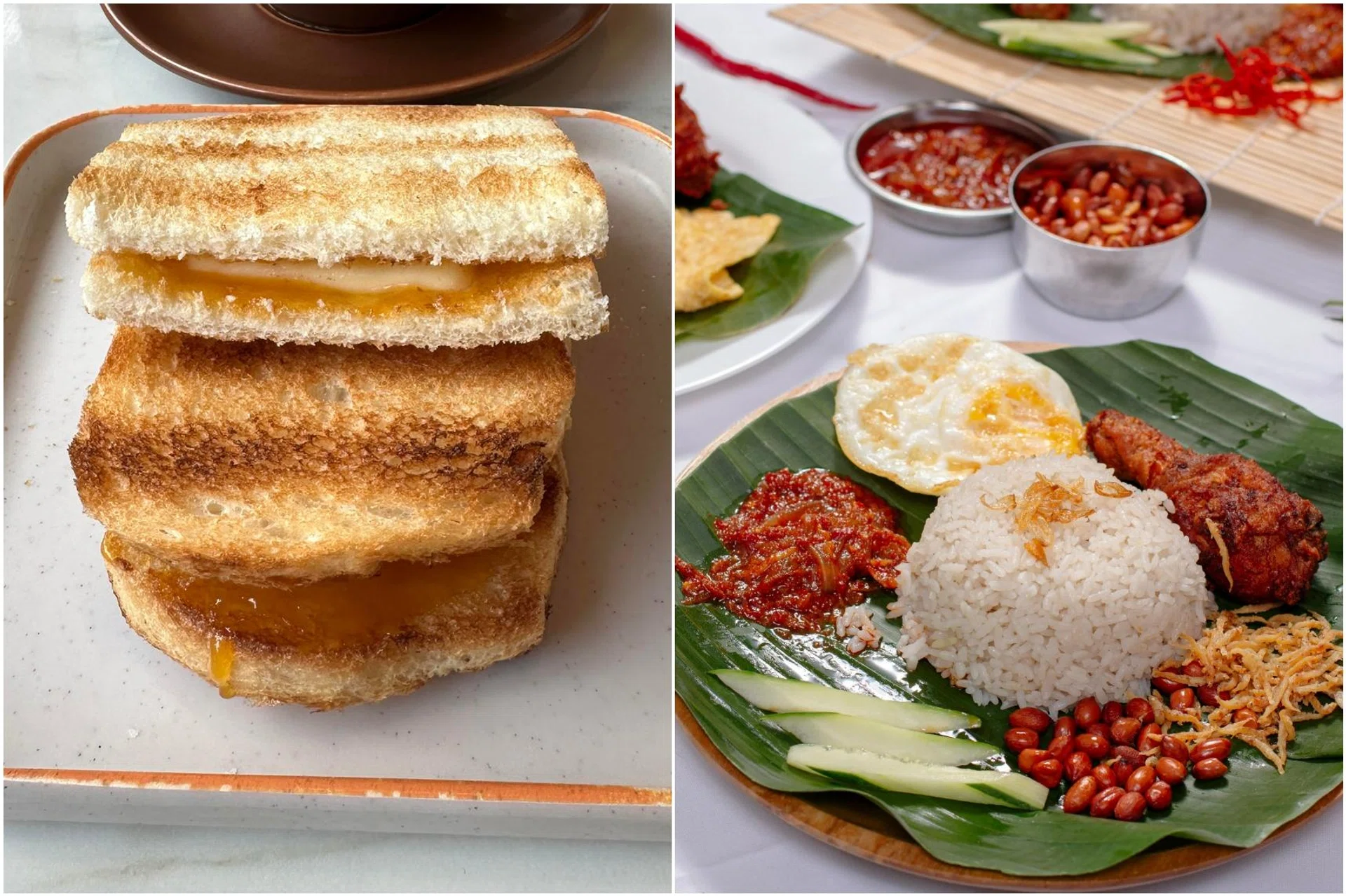 Singapore’s beloved “kaya toast” was included in the latest update, together with the evergreen "nasi lemak".