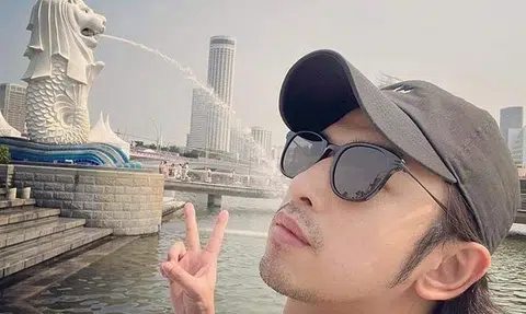 Taiwanese actor Chen Bo-lin is happy to be back in Singapore