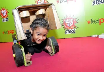 Kids show the way with recycled cosplay costumes