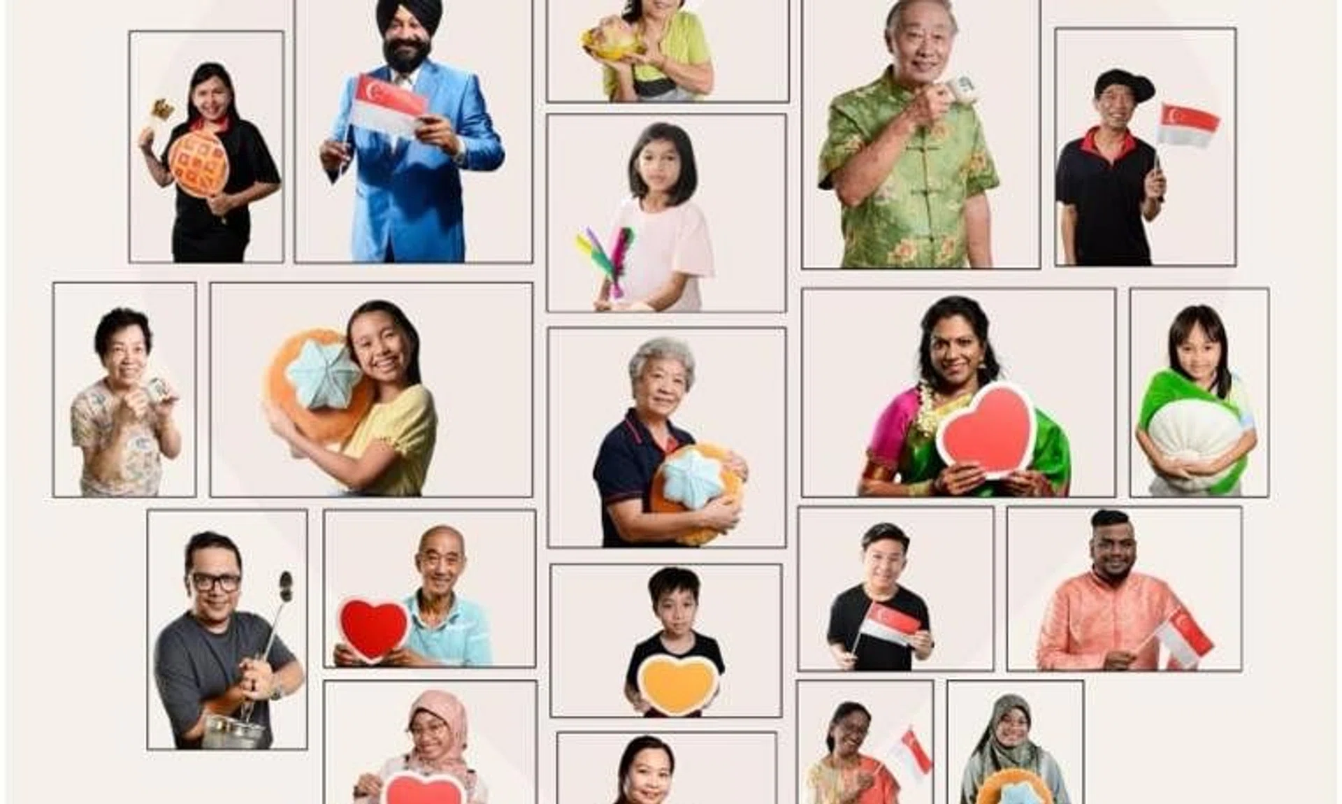 Of the 20 banners put up by Tanjong Pagar GRC, 18 featured Singaporeans and one a permanent resident.