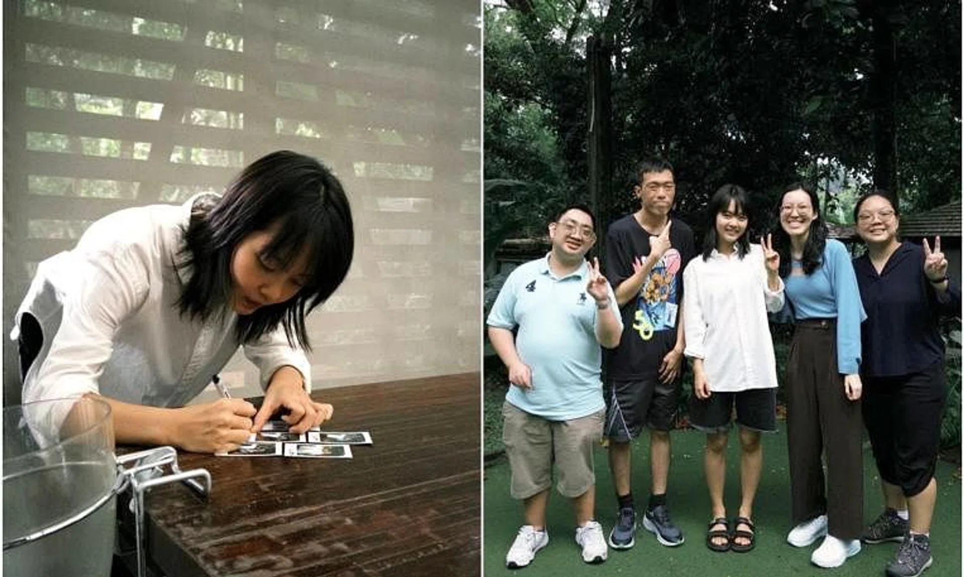 Local actress Chantalle Ng treated her fans to lunch at Open Farm Community.