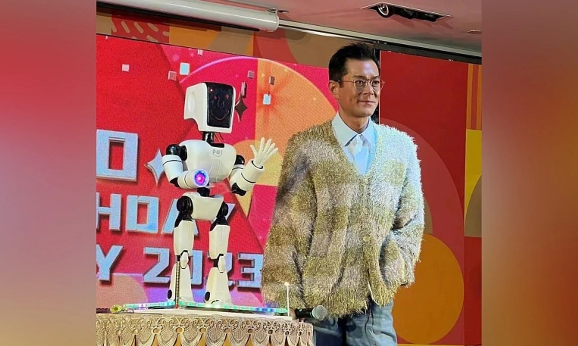Louis Koo hosted 60 tables of guests and fans for his birthday celebration in 2023 in Sha Tin, Hong Kong.