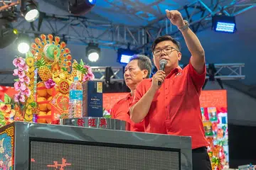 Hungry Ghost Festival auctioneer sees lull period