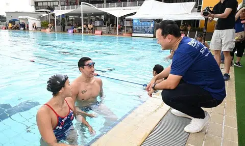Current and ex-athletes raise $18k for Safra Swim for Hope