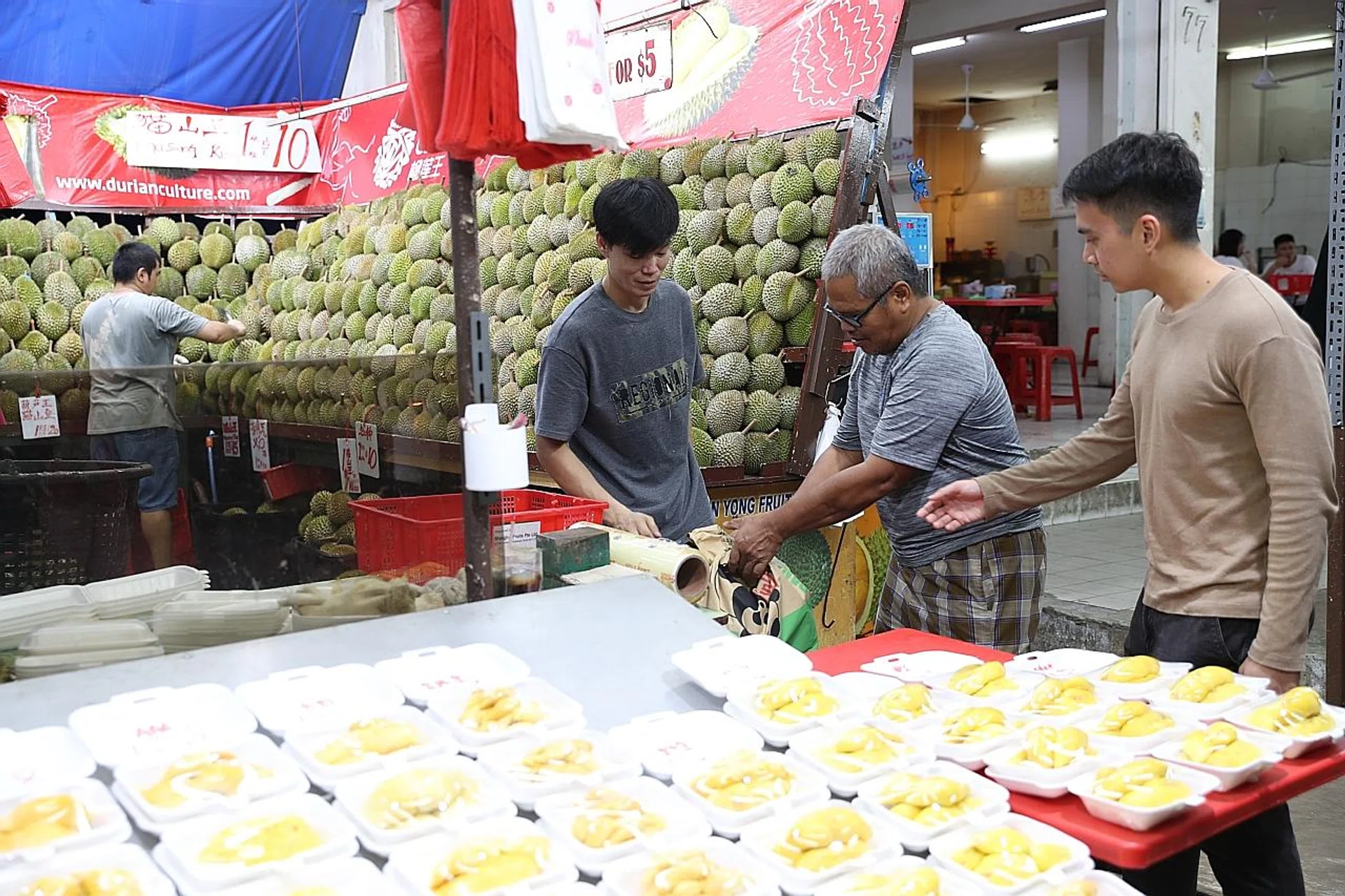 Durian is a 'heaty' fruit.