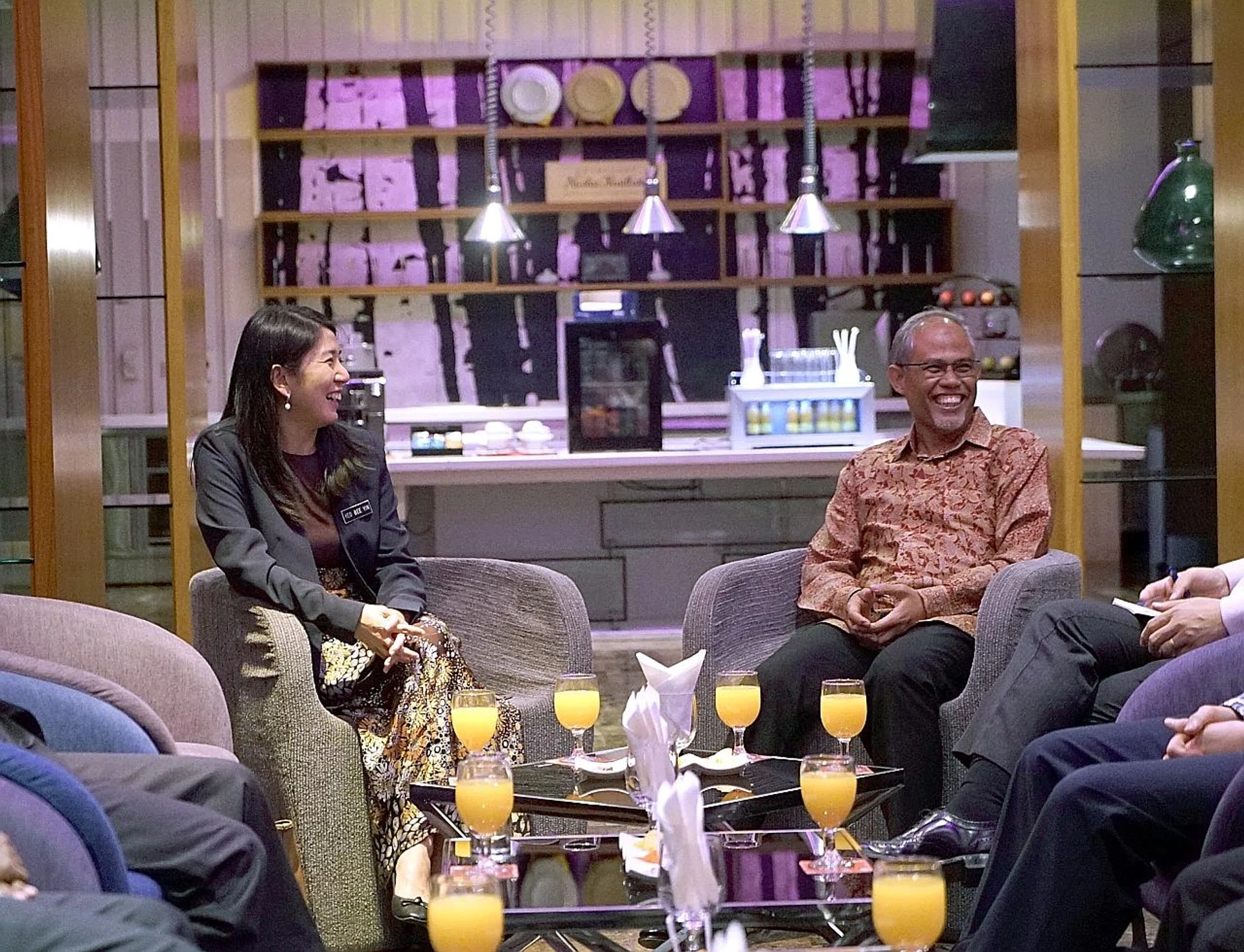 (From left) Ms Yeo Bee Yin, Malaysia's Energy, Science, Technology, Environment and Climate Change Minister, with Singapore Minister for the Environment and Water Resources Masagos Zulkifli. 