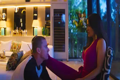 Salma Hayek nearly bared it all during Channing Tatum lap dance in 'Magic Mike'