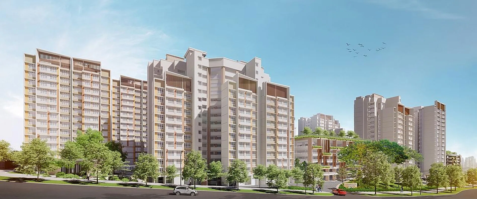 As of 5pm yesterday, each of the 144 five-room flats in Bartley Beacon had more than six first-time applicants vying for the unit. 