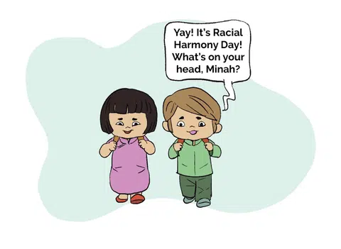 Unofficial 'fashion show' that was Racial Harmony Day