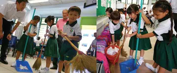 Students to do daily cleaning of classrooms, common areas