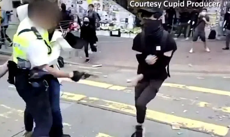 Young protester shot by Hong Kong police jailed for six years | The New ...