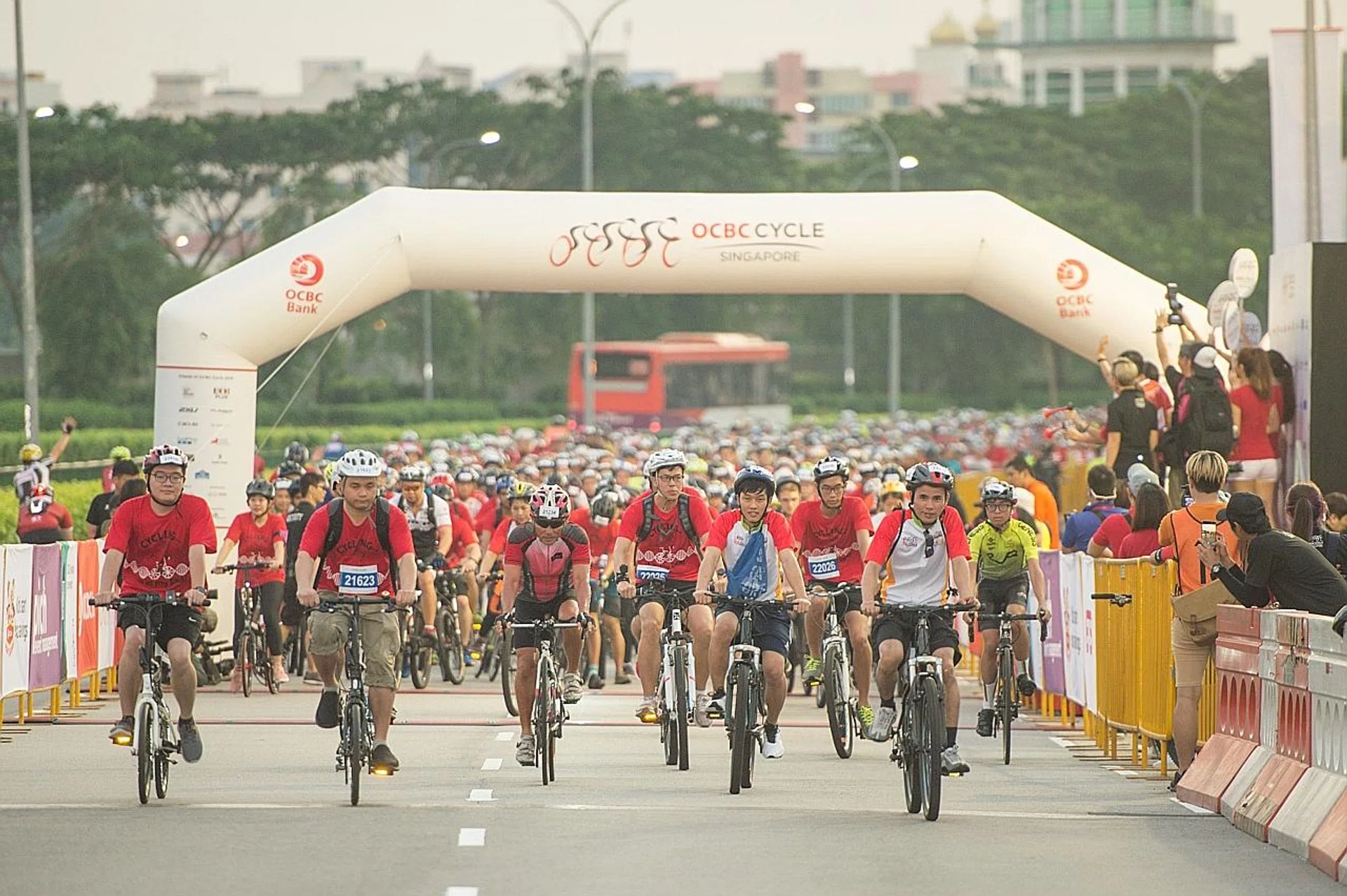 OCBC Cycle 2019 (above) is the first event in Singapore to be awarded the Eco Event certification. 