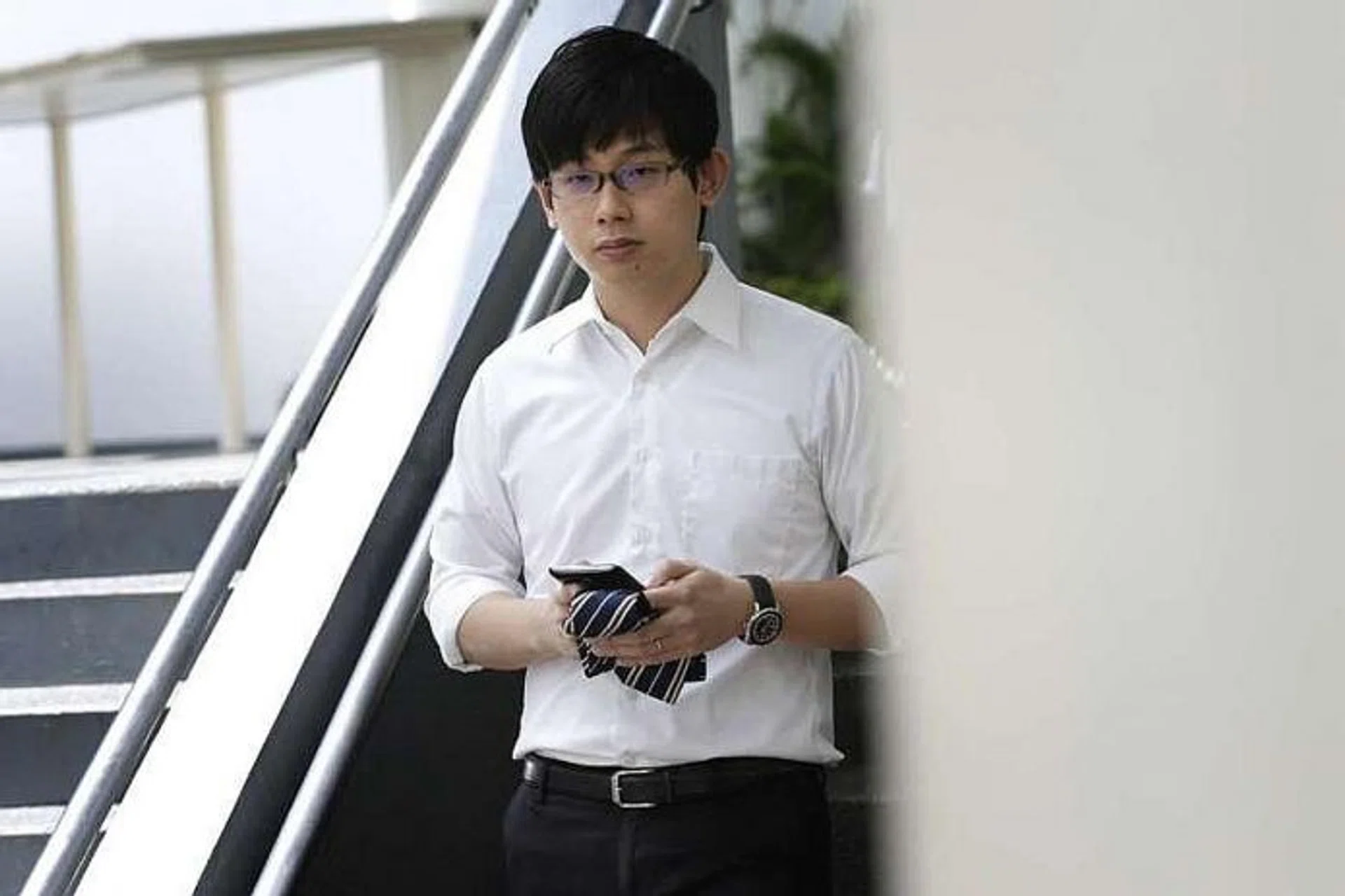 SCHOLAR: Jonathan Quek Zuo En was sentenced to three weeks' jail. 