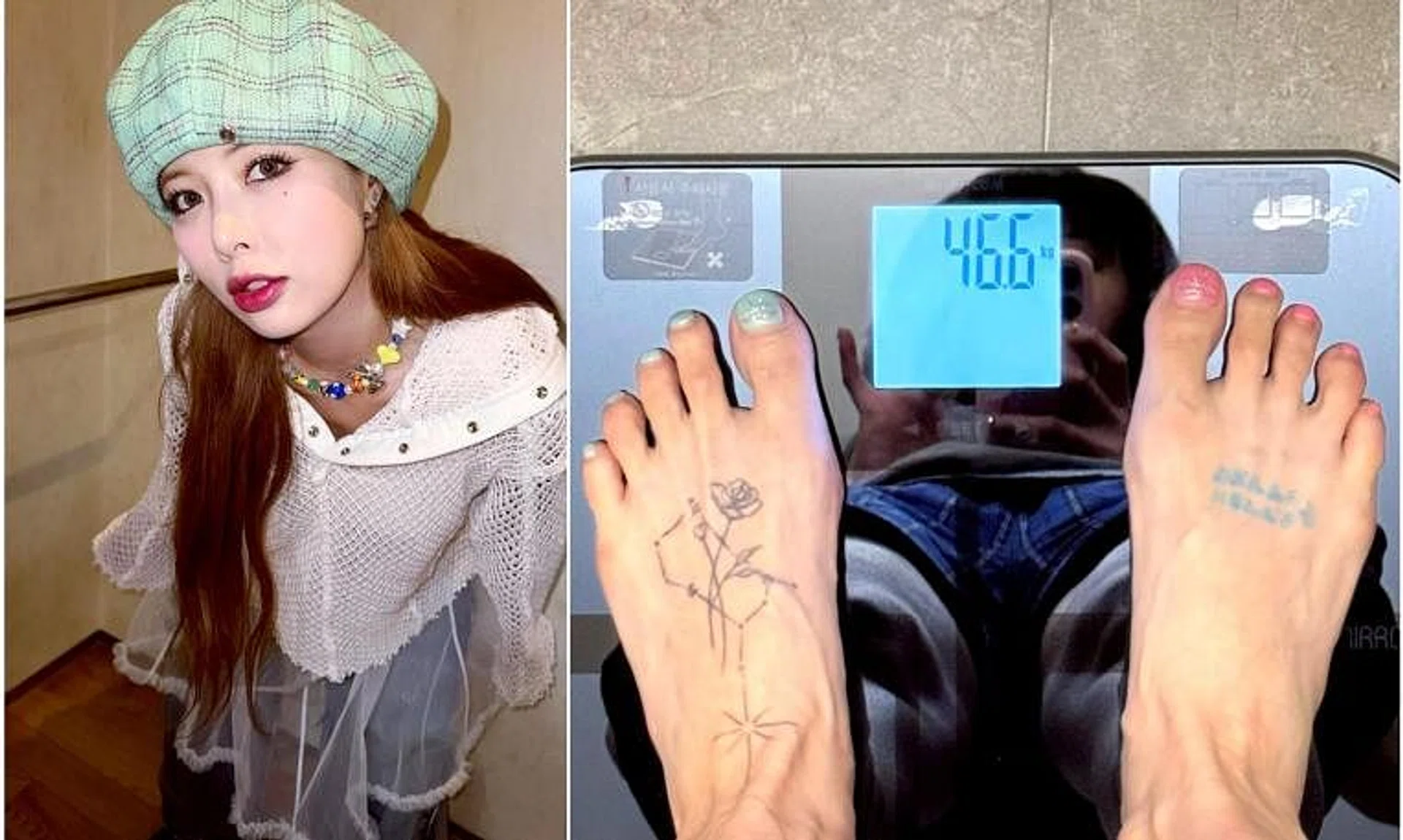 Hyuna has been candid in previous interviews about her struggles with extreme dieting and unhealthy weight loss.