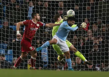 Aguero's late winner breaks Bristol City's hearts