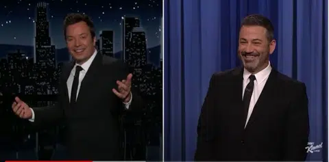 Late night show hosts pull off April Fools' Day prank