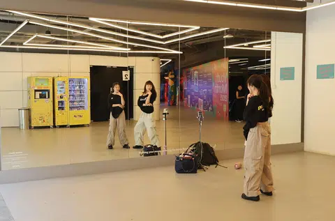 Some spaces in the five-storey building, like dance spaces, are already open for use.