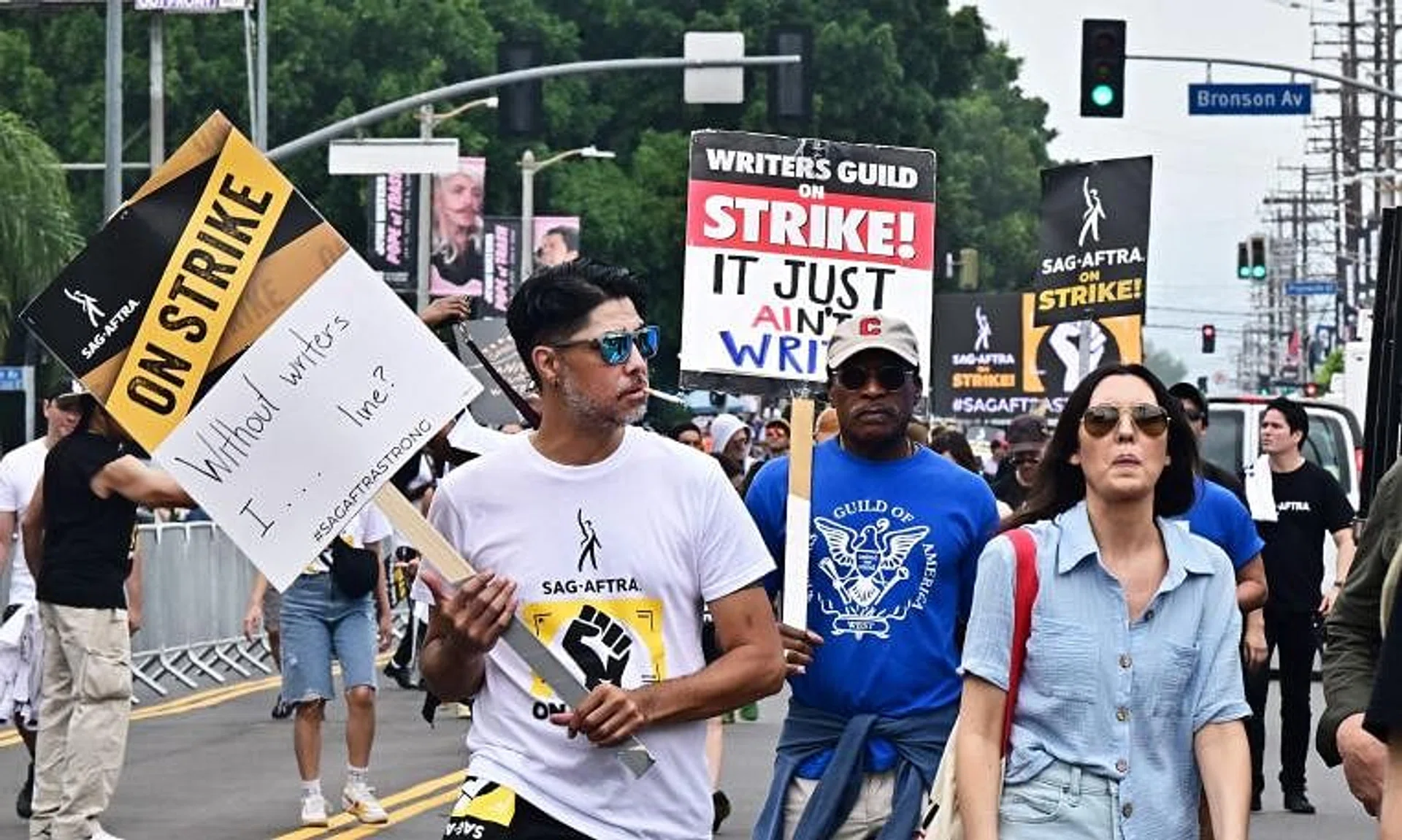 Even if the writers agree to a new deal, the actors’ strike would continue.