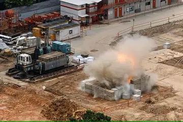 SAF carries out second detonation of 100kg WWII bomb in Upper Bukit Timah