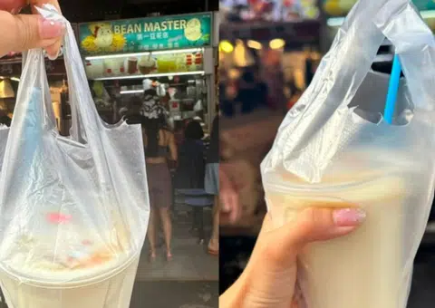 'Don't waste my bag': Hawker takes plastic bag back from woman, says it's expensive