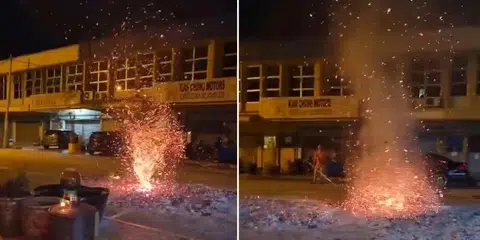 Dust devil in M'sia dazzles viewers during Hungry Ghost fest