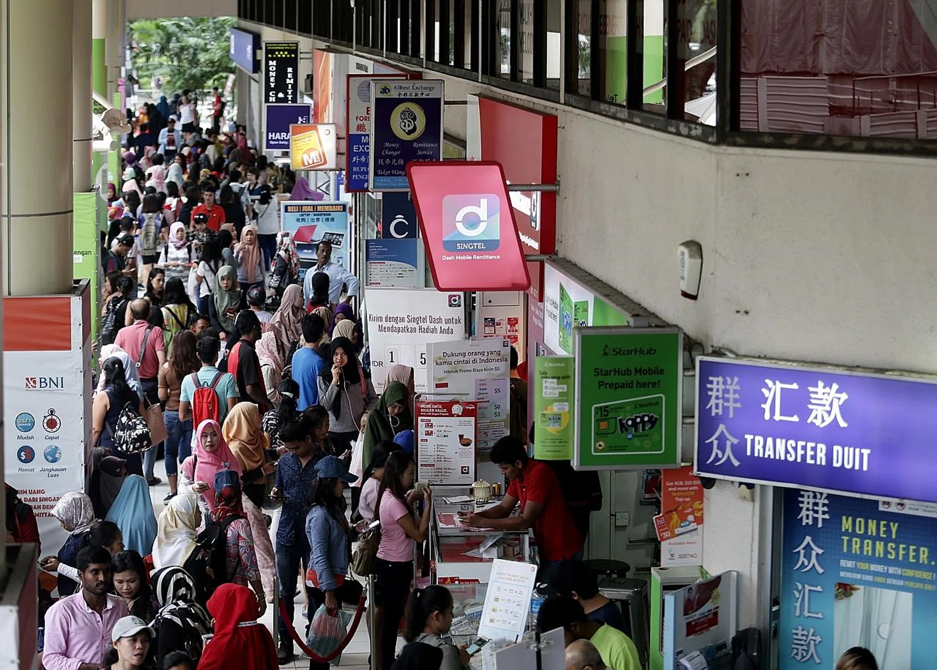MOM said it will step up inspections at Lucky Plaza, City Plaza and Peninsula Plaza to disperse large groups of FDWs.