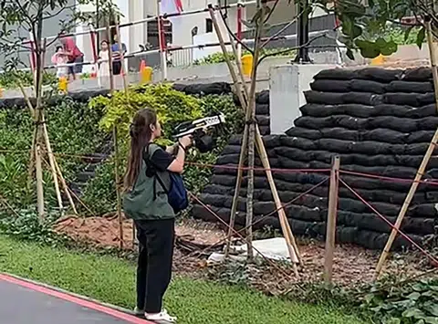 Water gel guns, other new tools used to manage monkeys in estates: NParks