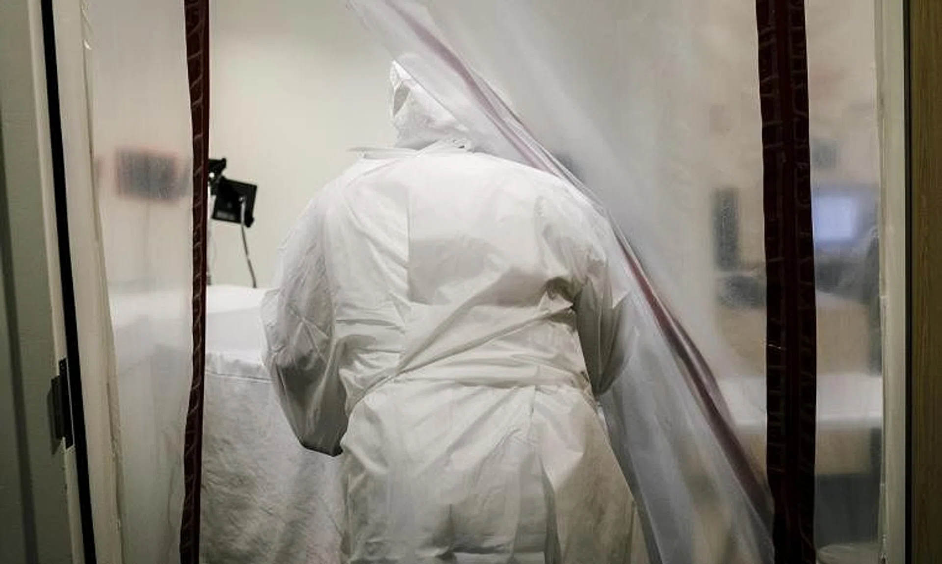 The cremated remains were put in a communal grave in a ceremony.
