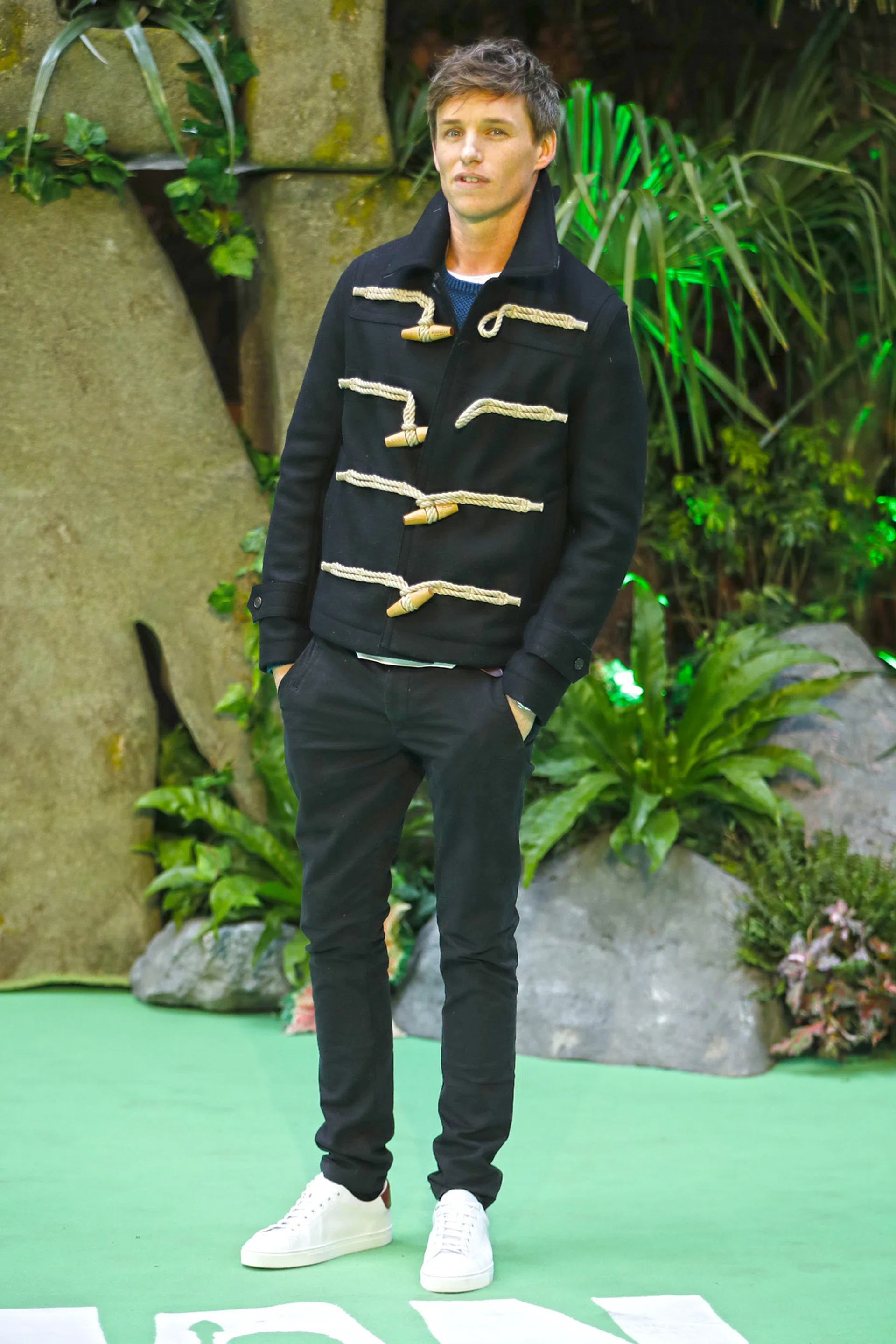 Eddie Redmayne at the world premiere of animated film Early Man. 