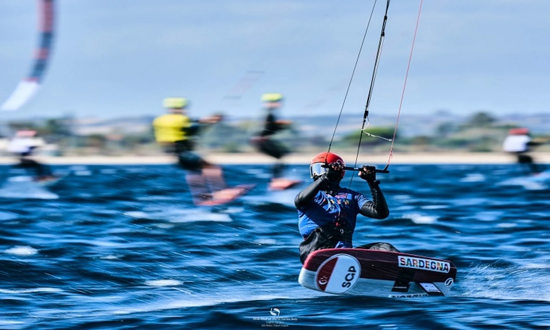Singaporean kitefoiler Maximilian Maeder claimed back-to-back KiteFoil World Series titles after winning the Italy leg of the 2024 competition.
